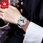 economico Orologi al quarzo-nuovo orologio da donna alla moda olevs cronografo calendario fosforescente orologio sportivo casual impermeabile da donna con diamanti incastonati