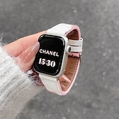 abordables correas de reloj de manzana-Bucle en Solo Loop Compatible con Apple Watch Correa 38mm 40mm 41mm 42mm 44mm 45mm 49mm Bonito Ajustable Cuero Sintético correa de repuesto para iwatch Ultra 2 Series 9 8 7 SE 6 5 4 3 2 1
