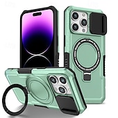 levne Pouzdra pro iPhone-telefon Carcasă Pro iPhone 16 Pro Max Plus iPhone 15 Pro Max Plus iPhone 14 13 12 11 Pro Max Plus Zadní kryt se stojánkem Magnetické Podpora bezdrátového nabíjení Retro PC