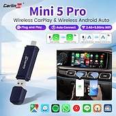 halpa carplay adapterit-carlinkit mini 5 pro carplay langaton sovitin älykäs langaton carplay Android auto usb dongle wifi bluetooth automaattinen yhteys ota päivitys
