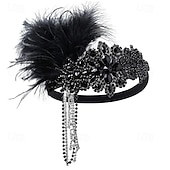 billige Tilbehør og mer-De livlige 20-årene 1920-tallet Hatter Den store Gatsby Charleston Dame Nytt År Maskerade Fest Utdrikningslag Voksne Hatt