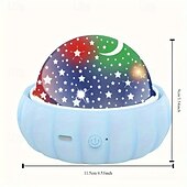 baratos Lâmpada de Projetor &amp; projetor laser-1 conjunto de 3 lâmpadas de projeção temáticas de noite estrelada - luz noturna multicolorida com rotação de 360 graus, design de dinossauro e unicórnio, adequado para teto de quarto, luz criativa