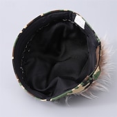 voordelige Heren honkbalpet-Voor heren Vizierhoed met puntige pruiken Nep haar vizier Pruik Heren Zonnehoed pruik hoed Pruik Haar Golfhoed Koffie Grijs 100% puuvillaa Sexy Modieus Casual Dagelijks Festival camouflage