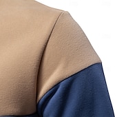 economico Felpe e Sweatshirt Elite da Uomo-Per uomo Felpa Polo Giallo Verde militare Rosso Blu Verde Bavero Blocco di colori Casuale Quotidiano Sportivo Casual Primavera &amp; Autunno Abbigliamento Felpe con cappuccio Felpe Manica Lunga