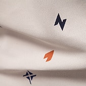 Недорогие Мужской Элитный Поло-Men's Polo Knit Polo Sweater Formal Work Turndown Short Sleeve Letter &amp; Number Buttons Summer White Green Beige Polo