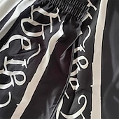 baratos calção de banho boxer masculino-Homens Calção Justo de Natação Shorts de Natação Tecido elástico de 4 vias Bermuda de Surf Calças Com Cordão Com bolsos Natação Surfe Praia Esportes Aquáticos Estampado Verão Primavera