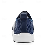 cheap Men&#039;s Sneakers-Men&#039;s Lightweight Breathable Mesh Lace-Up Sneakers – Casual Walking Shoes with Airy Design for Summer, Travel &amp; Everyday Comfort