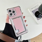 abordables Carcasas iPhone-teléfono Funda Para iPhone 16 Pro Max Plus iPhone 15 Pro Max Plus iPhone 14 13 12 Pro Max Plus Funda Trasera Ranura para tarjetas Antigolpes Retro TPU