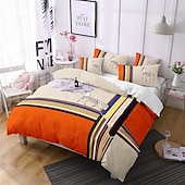 halpa Pussilakanasetit-Duvet-vuodepeite Boho Paisley-taidekuvio peitepeitepeite pehmeä 3-osainen ylellinen polyesteri vuodevaatesetti kodin sisustukseen lahjaksi