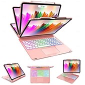 baratos Capa iPad-Tábua Capa da Caixa Para Apple 12,9 2018 Com Teclado Anti-poeira Antichoque Plástico
