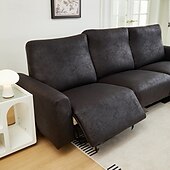 billiga Fotpallöverdrag-1/2/3 sits vattentät vilstol sofföverdrag PU läder fåtölj klädsel enfärgad resår avslappnad enkel soffa överdrag hem hotell