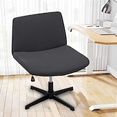 ieftine Futon Sofa Cover-Huse pentru scaun fără brațe, huse moale pentru scaun de birou, rezistente la zgârieturi de pisică