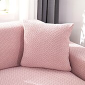 billige Trender innen puter-Chenille-blad quiltet putetrekk med bølget kant supermyke firkantede dekorative putetrekk sofa sofa stue
