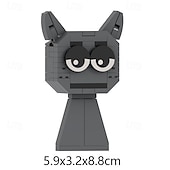 cheap Building Toys-Sprunki Building Blocks Set  Sprunki Toys Action Figure DIY Model Kit for Boys Girls 8-14 Creative Horror Music Game Role for Fans Adults Christmas Decor Collectible Gift