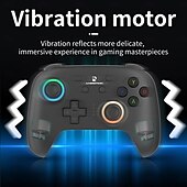 preiswerte Spielperipheriegeräte-RG P01 Kabelgebundener kabelloser Bluetooth-Spielecontroller RGB-Hall-Effekt-Joystick Xbox-Gamepad für PC Android iOS Steam