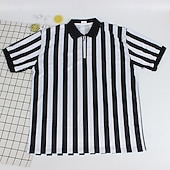 abordables Disfraces de aficionados-Carnaval 2026 Partido Mundial de Fútbol 2026 Traje de cosplay T-Shirt Árbitro Adulto Hombre Partido de fútbol Disfrazarse