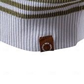 billige Herre Elite Polo-Herre Polo Strikk polo Formell Arbeid Måkekrage Kortermet Moderne Bekvem Stripet Vertikale striper Stripe-Trim Stripe Vår Normal Svart Lysegrønn Militærgrønn Polo