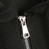 abordables sweats à capuche basiques pour hommes-Homme Sweat à capuche Sweat à capuche quart zippé Noir Blanche Bleu Kaki Gris Capuche Plein Cordon Sport &amp; Loisir du quotidien Vacances Polyester Vêtement de rue basique Décontractées Printemps