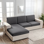 billige Sofa trekk-elastisk vanntett sofa putetrekk jacquard tykt sofa setetrekk for stue slipcover sofatrekk møbelbeskytter sofatrekk
