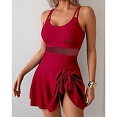 levne Surfovací tankiny a bikiny-Dámské Plavky Vázáno Plavky Jednobarevné Plavky Černá Fialová Prodyšné Rychleschnoucí Lehká váha Bez rukávů - Plavání Surfování Plážové Léto Jaro