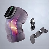 cheap Body Massager-Heated Knee Massager Shoulder Brace 3-In-1 Heated Knee Elbow Shoulder Brace Wrap Vibration Knee Heating Pad 3 Adjustable Vibrations And Heating Modes for Knee Elbow Shoulder Relax Leg Warmers