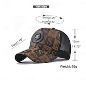 abordables Casquette de baseball pour homme-Homme Casquette de Baseball Chapeau de soleil Casquette Casquette en maille Noir Dorée Mélange Poly / Coton Ajustable Mode Usage quotidien Festival Lettre Imprimée Des lettres Décontracté / Quotidien