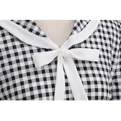 levne Šaty-Retro 50. léta Rockabilly Šaty Houpací šaty Maškarní kostým Dámské Karneval Plesová maškaráda Denní nošení loučení se svobodou nevěsty Dospělé Šaty Šaty pro návrat domů