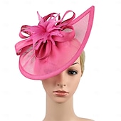 olcso Kalapok és fejdíszek-fascinators sapka virág tea party sapka nőknek toll kentucky derby sapka esküvőre