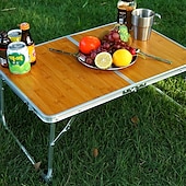 cheap Camping Accessories-1pc Camping Outdoor Mini Folding Table, Compact and Lightweight, Easy to Carry, Durable, Perfect for Picnics, Hiking, and Outdoor Activities, Convenient Storage and Setup