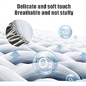 abordables Parures de draps-Protector de matelas imperméable Housse de matelas ajustée Protéger le lit Reine Pleine Roi Housse de lit protectrice douce Draps ajustés respirants confortables Protection à 5 côtés contre les