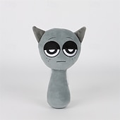 זול Party Supplies-קטיפה sprunki sprunky wenda וקטיפה אפורה קטיפה רכה ומהנה בובות צעצועים ממולאים למעריצים ולחברים יום הולדת