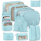 cheap Luggage &amp; Travel Storage-Compression Packing Cubes Set for Travel, Luggage Storage and Organizer, Folding Toiletry and Clothes Organizer