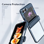 Недорогие Чехлы для Samsung-телефон Кейс для Назначение SSamsung Galaxy Z-флип 6 Z Flip 5 Кейс на заднюю панель Защита от удара Ретро ТПУ ПК