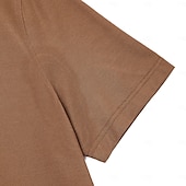 voordelige Heren Elite Polo-heren polo trui van zijde katoenmix, formeel werk, geribbelde kraag, korte mouwen, effen kleur, overhemd, zomer, donkergrijs, zwart, wit, kaki, grijs