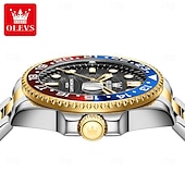 cheap Quartz Watches-OLEVS 3610 Brand Trendy Fashion Business Men&#039;s Watches Waterproof Stainless Steel TOP Quartz Watch