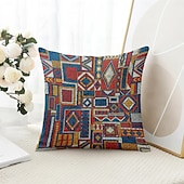 levne Vintage styl-Vintage etnický dekorační povlak na polštář 1PC měkký čtvercový polštář na pohovku povlak na polštář do ložnice obývacího pokoje na pohovku židli