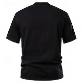 economico Magliette casual da uomo-Per uomo Maglietta Camicia a Maniche Corte Manica Corta Girocollo Estate Semplice Moda Designer Essenziale Classico Vacanza Streetwear Uscire Nero Bianco Grigio chiaro Maglietta Top per Uomo