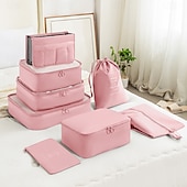 voordelige bagage- en reisopslag-compressie packing cubes voor het opbergen van reisbagage en rugzakorganizers ruimtebespaarders, digitale, toiletartikelen en make-up organizers, kleding, schoenen, reistassensets