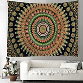 halpa Mandala Matto-Mandala boheemi riippuva seinävaate taideteos suuri seinävaate muraalikoristelu valokuvatausta peiteverho koti makuuhuone olohuoneen koristeena