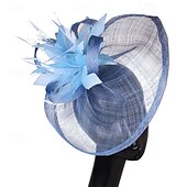 preiswerte Faszinator-Kopfstück Leinenoptik Federn Hochzeit Abendgesellschaft Elegant Hochzeit Mit Feder Kopfschmuck Kopfbedeckung