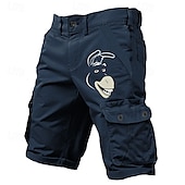 abordables shorts cargo estampados hombre-Hombre Animal Burro Gracioso Pantalón Corto Cargo pantalones cortos de trabajo Media cintura Clásico Casual Exterior Acampada y Senderismo Múltiples bolsillos Diseñador Ropa