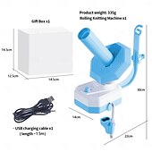 olcso Partikellékek-1db usb-s elektromos fonalcsévélő - hatékony gyorskötés  &amp; szövőeszköz rózsaszín/kék színben - ideális ajándék anyának születésnapra vagy anyák napjára