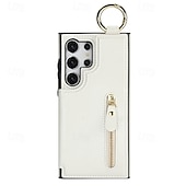 economico Cover Samsung-telefono Custodia Per Samsung Galaxy S24 Ultra Plus S24 FE S23 S22 S21 S20 Ultra Plus FE A55 A35 A25 A15 5G A14 A54 A73 A53 A12 A13 Per retro Con supporto A calamita Cerniera Retrò TPU pelle sintetica
