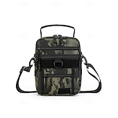 cheap Men&#039;s Bags-Men&#039;s Multifunctional Digital Camouflage Shoulder Bag with Multiple Pockets - Tactical Style for Outdoor Enthusiasts Hiking, Traveling and Daily Use White Black Green