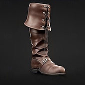 levne obuv-Retro Středověké Renesanční Boty Pánské Dámské Unisex Keltské Pirát předvečer Všech svatých Karneval Plesová maškaráda Večírek Plesová maškaráda Dospělé Boty