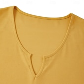 cheap Tank Tops-Men's Waffle Tank Top Tank Top Vest Undershirt Sleeveless V Neck Summer Plain Fashion Classic Comfortable Casual Gym Street Yellow Top Tee for Men