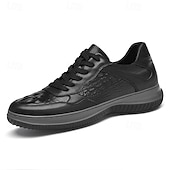 preiswerte Lässig-klassische weiße Leder-Sneaker für Herren mit dezenten Nähten – vielseitiges Schuhwerk für den Alltag und Freizeitausflüge
