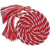 abordables Costumes Carrière et Déguisements Profession-Lot de 10 cordons d&#039;honneur de remise de diplôme de 67 pouces, cordons d&#039;honneur à pompon de remise de diplôme, cordons d&#039;honneur en vrac pour étudiants diplômés