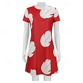 billige Kvinners kostymer-Lilo Kjoler Cosplay kostyme Karnevalskostyme Kle deg opp Film-Cosplay for Dame Voksne Halloween Karneval Verdens bokdag Ytelse Fest