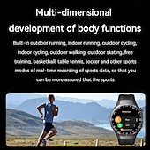 preiswerte Smartwatch-696 KGT5PRO Smartwatch Fitness Tracker Bluetooth Anruf-Erinnerung Schlafmonitor Android iOS 1,52